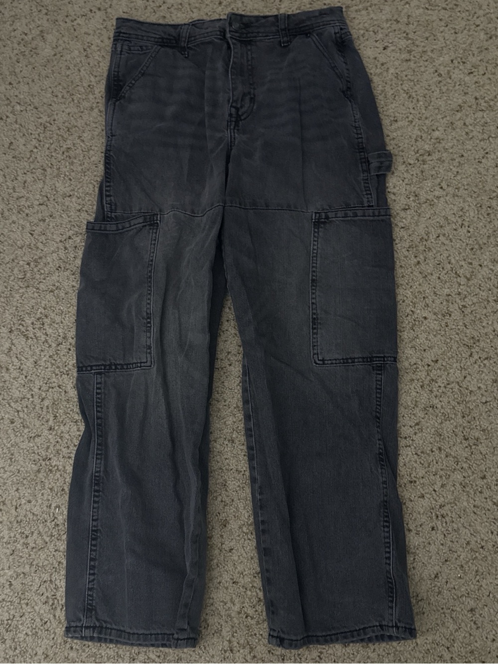 Women’s Dark Gray Cargo Pants